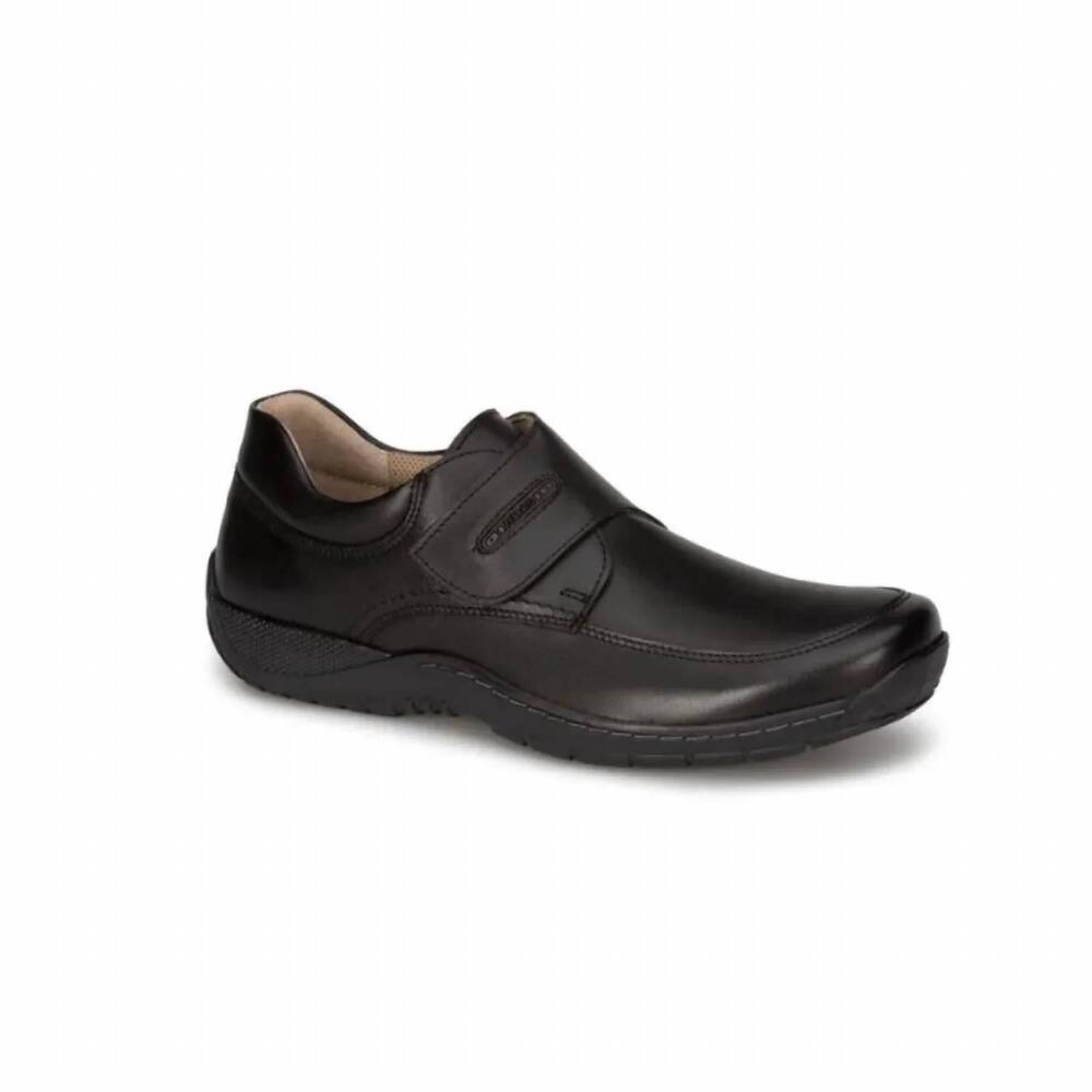 NEW FERRATO men's leather oxford dress shoes in black